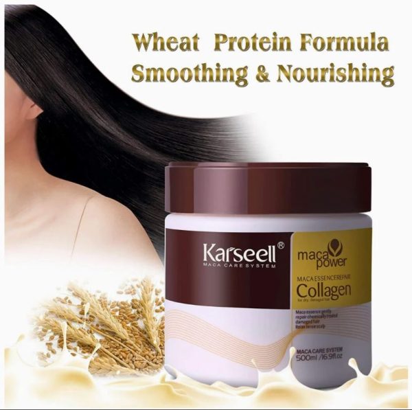 Karseell 16.9oz Deep Conditioning Hair Mask – Collagen Maca Blend for All Hair Types