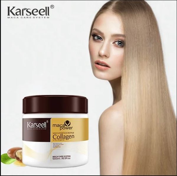 Karseell 16.9oz Deep Conditioning Hair Mask – Collagen Maca Blend for All Hair Types